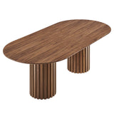 Senja 95" Oval Dining Table by Lefancy