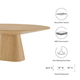 Provision 75" Oval Dining Table by Lefancy