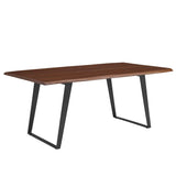 Viggo 74" Live Edge Acacia Wood Dining Table by Lefancy