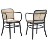 Winona Wood Dining Chair Set of 2 by Lefancy