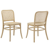 Winona Wood Dining Side Chair Set of 2 by Lefancy