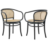 Oliana Wood Dining Armchair Set of 2 by Lefancy