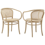 Oliana Wood Dining Armchair Set of 2 by Lefancy