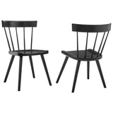 Sutter Wood Dining Side Chair Set of 2 by Lefancy