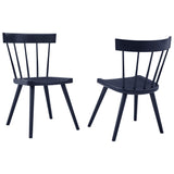 Sutter Wood Dining Side Chair Set of 2 by Lefancy