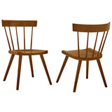 Sutter Wood Dining Side Chair Set of 2 by Lefancy