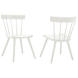 Sutter Wood Dining Side Chair Set of 2 by Lefancy