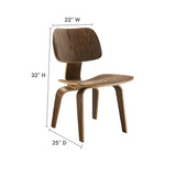 Fathom Wood Dining Chair by Lefancy