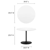 Amuse 40" Dining Table by Lefancy