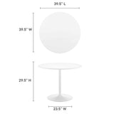 Amuse 40" Dining Table by Lefancy