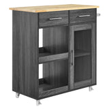 Culinary Kitchen Cart With Towel Bar by Lefancy