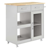 Culinary Kitchen Cart With Towel Bar by Lefancy