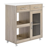 Culinary Kitchen Cart With Towel Bar by Lefancy