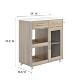 Culinary Kitchen Cart With Towel Bar by Lefancy