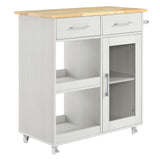 Culinary Kitchen Cart With Towel Bar by Lefancy