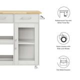 Culinary Kitchen Cart With Towel Bar by Lefancy