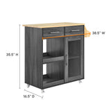 Culinary Kitchen Cart With Spice Rack by Lefancy