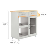 Culinary Kitchen Cart With Spice Rack by Lefancy