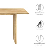 Amistad 60" Wood Dining Table by Lefancy