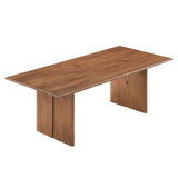 Amistad 86" Wood Dining Table by Lefancy