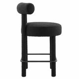 Toulouse Boucle Fabric Counter Stool by Lefancy