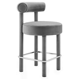 Toulouse Performance Velvet Counter Stool by Lefancy