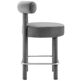 Toulouse Performance Velvet Counter Stool by Lefancy