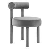 Toulouse Performance Velvet Dining Chair by Lefancy