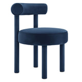 Toulouse Performance Velvet Dining Chair by Lefancy