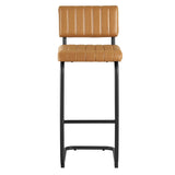 Parity Vegan Leather Bar Stools Set of 2 by Lefancy