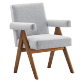 Lyra Fabric Dining Room Chair Set of 2 by Lefancy