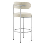 Albie Fabric Bar Stools Set of 2 by Lefancy