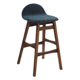 Juno Wood Bar Stool Set of 2 by Lefancy