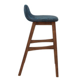 Juno Wood Bar Stool Set of 2 by Lefancy