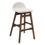 Juno Wood Bar Stool Set of 2 by Lefancy