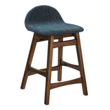 Juno Wood Counter Stool Set of 2 by Lefancy