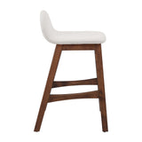 Juno Wood Counter Stool Set of 2 by Lefancy