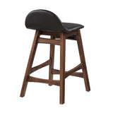 Juno Wood Counter Stool Set of 2 by Lefancy