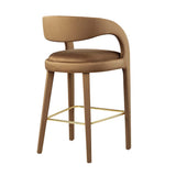 Pinnacle Performance Velvet Bar Stool Set of 2 by Lefancy