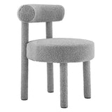 Toulouse Boucle Fabric Dining Chair Set of 2 by Lefancy