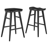 Saville Backless Wood Counter Stools Set of 2 by Lefancy