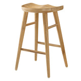 Saville Backless Wood Counter Stools Set of 2 by Lefancy