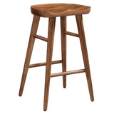 Saville Backless Wood Counter Stools Set of 2 by Lefancy