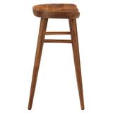 Saville Backless Wood Counter Stools Set of 2 by Lefancy