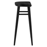 Saville Backless Wood Bar Stools Set of 2 by Lefancy