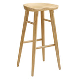 Saville Backless Wood Bar Stools Set of 2 by Lefancy