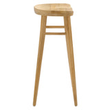 Saville Backless Wood Bar Stools Set of 2 by Lefancy