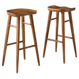 Saville Backless Wood Bar Stools Set of 2 by Lefancy