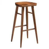 Saville Backless Wood Bar Stools Set of 2 by Lefancy