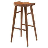 Saville Backless Wood Bar Stools Set of 2 by Lefancy